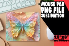 Springtime Splendor 3D Mouse Pad - Colorful Butterflies Product Image 1