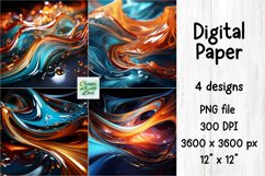 Abstract Digital Paper | 3D PNG Background | Wall | Tumbler Product Image 1