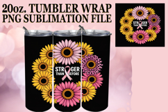 GIFT OF SUNSHINE 20oz TUMBLER WRAP, Breast Cancer Product Image 1