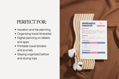 Destination Research Page Printable &amp; Digital Use PDF Product Image 5