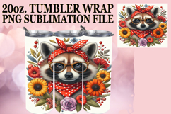 Joyful Hearts 20oz tumbler wrap, Cute Animals Product Image 1