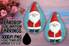 Stylish Teardrop Design for Crafting Projects , Gnome Product Image 1