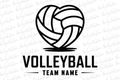 Team Name Volleyball SVG | SVG Cut files | Cricut Product Image 1