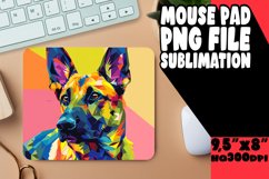 Radiant Colorful Dog Design Wrap Sublimation PNG Product Image 1