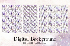Flower Pattern Background Wallpaper Digital Paper_151 Product Image 1