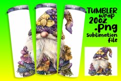 Joyful Watercolor Gnome 20oz Tumbler Designs Product Image 1