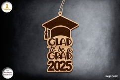 Graduation Keychaine Laser Cut Bundle | Keyring | Glowforge Product Image 12