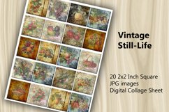 Digital Collage Sheet - Vintage Still-Life Product Image 1