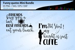 Funny Quotes cut file bundle Product Image 3