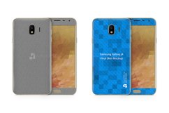 Samsung Galaxy J4 Vinyl Skin Design Mockup 2018 Product Image 2
