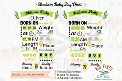 Baby boy announcement chart template in SVG,DXF,PNG,EPS,PDF Product Image 4