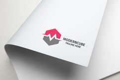 Modern Cube Letter M Logo Product Image 1