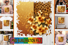 Joyful Tote Bag Art Ideas PNG, Leopard Prints Product Image 1