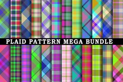 Plaid Pattern Mega Digital Paper Bundle Product Image 1