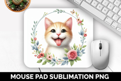 Cute Animals Mouse Pad Bundle, Sublimation Mouse Pad PNG Product Image 2