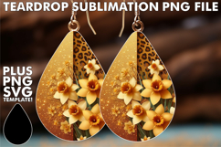 Bright Teardrop Earrings DESIGN IDEAS, Leopard Prints Product Image 1