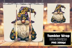 Whimsical Gnome Sublimation Tumbler Artwork Product Image 1