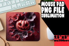 UNIQUE DESK MAT PLAYFUL MAGIC, 3D Pumpkin Product Image 1