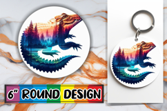 Bright Round Coasters Design, Animals Art Product Image 1