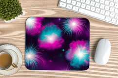 Happy New Year PNG Mouse Pad,Festive New Year's Eve 2026 PNG Product Image 1