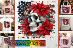 ENCHANTED TSHIRT Ideas PNG, Skull USA Product Image 1