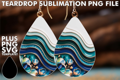 Cozy Teardrop Earrings GIFT IDEAS, Pattern Product Image 1