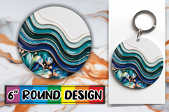Joyful Coaster Round Style, Pattern Product Image 1