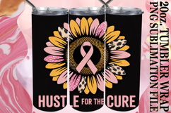 Joyful Spirits 20oz tumbler wrap, Breast Cancer Product Image 1
