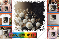 RADIANT TOTE BAG Designs PNG, Leopard Prints Product Image 1