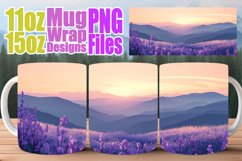 Scenic Springtime Mug Wrap - Sublimation Views Product Image 1