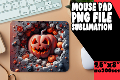 BLISSFUL MOUSE PAD INSPIRATIONAL DESIGN, 3D Pumpkin Product Image 1