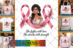 Dazzling TSHIRT Designs PNG, Cancer Product Image 1