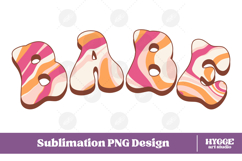 babe Png Retro Retro Mother&#039;s Day Mom Sublimation Product Image 1