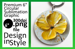 Garden of Beauty: Sublimated Round Designs PNG Product Image 1