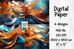 Abstract Digital Paper | 3D PNG Background | Wall | Tumbler Product Image 1