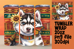 TRENDY 20oz Tumbler Design for DIY , Cute Dog Product Image 1