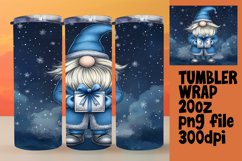 Watercolor Gnome Christmas Wrap for 20oz Tumblers Product Image 1