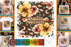 Dazzling TSHIRT Magic PNG, Flower Quote Product Image 1