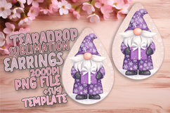 Cute Teardrop Design PNG for Craft Projects , Gnome Product Image 1