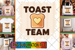 Joyful Sublimation Art PNG, Retro Food Product Image 1