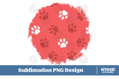 American 4th of July Cat Dog Paw Background Png DTF Bundle Product Image 7