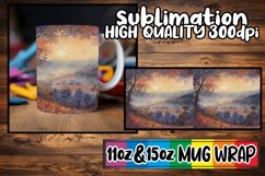Stunning Nature Scenes Tumbler Wrap Sublimation 20oz Product Image 1
