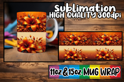 Vibrant joy 11oz 15oz sublimation wrap, Leopard Prints Product Image 1