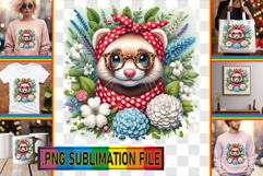 Charming TSHIRT Ideas PNG, Cute Animals Product Image 1
