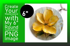 Springtime Serenade: 3D Floral Round Designs Design PNG Product Image 1