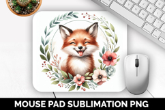Cute Animals Mouse Pad Bundle, Sublimation Mouse Pad PNG Product Image 4
