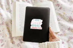 Kindle Lover - Reading Quote SVG | I Hoard Files Product Image 4