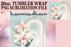 Whimsical views 20oz tumbler wrap, Rainbow Product Image 1