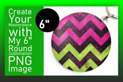 Shiny Glitter Stripe Pattern Round Design Art Product Image 1