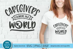 Care giver svg, a home health care design - caregiver svg Product Image 1